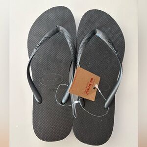 Havaianas Platform Black Sandals
